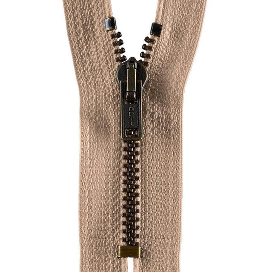 Hosenreißverschluss M40 Werra Antik Gold 16cm