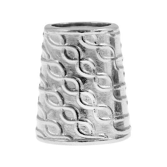 Kordelenden konisch silber 8mm