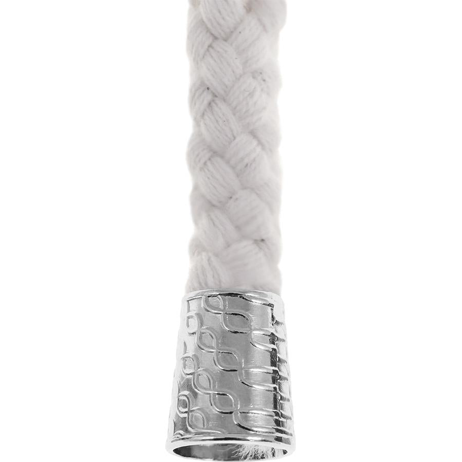 Kordelenden konisch silber 8mm