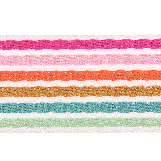 Gurtband bunt gestreift 38mm