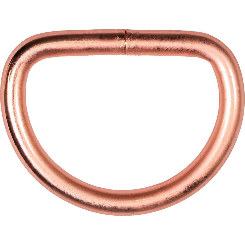 Halbrundringe 25mm rosegold, 4Stück