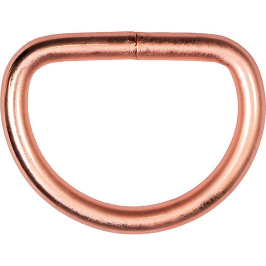 Halbrundringe 25mm rosegold, 4Stück