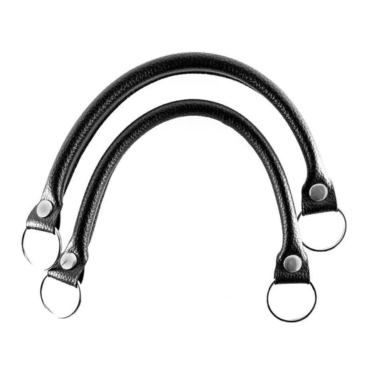 Taschengriff lederoptik, dunkelbraun