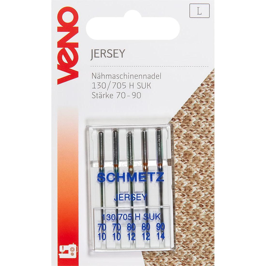 Nähmaschinennadeln 130/705 Jersey 70-90