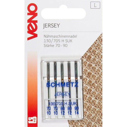 Nähmaschinennadeln 130/705 Jersey 70-90