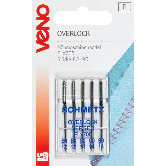 Maschinennadeln ELX705 St.80 Overlock Stärke 80 - 90