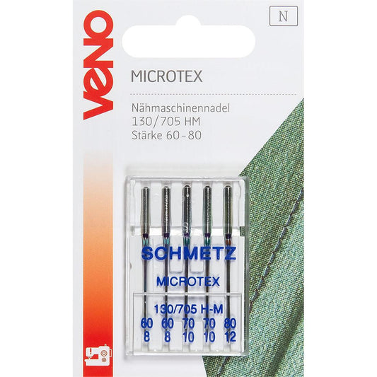 Nähmaschinennadeln 130/705 Microtex 60-80