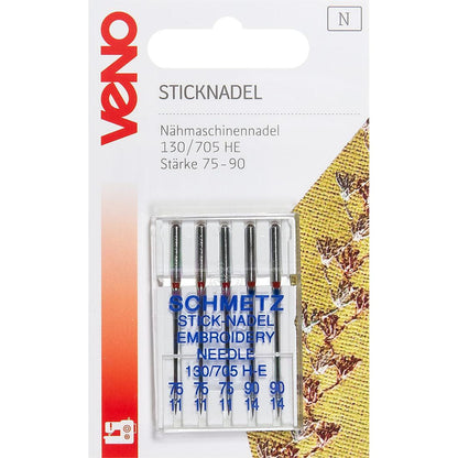 Sticknadeln Embrodery130/705HE Stärke 75-90
