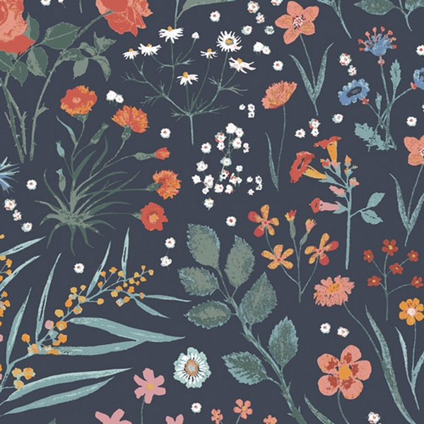 Feiner Blumenflanell aus dem Hause "Art Galerie Fabrics", bekannt für feinste Qualitäten 