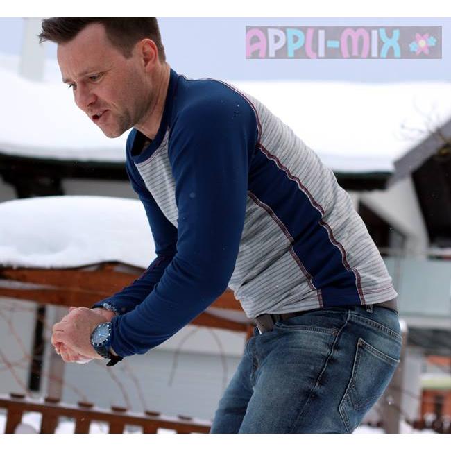 „Monsieur Sportif“-Das raffinierte Herren-Shirt mit Seitenstreifen