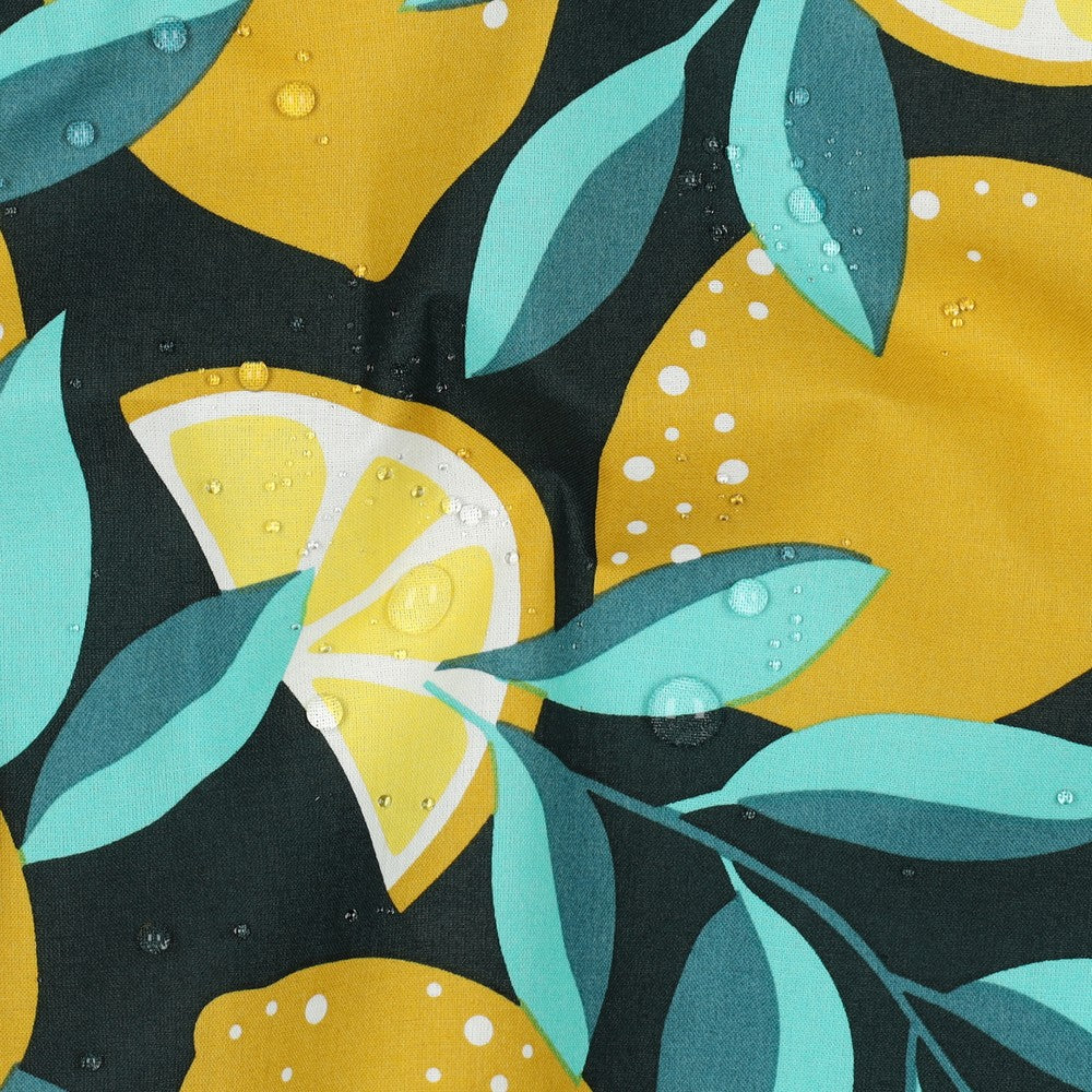 Coated Cotton „Lemon & Blood Orange“ – spritzig, praktisch & sonnig schön