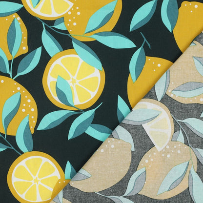 Coated Cotton „Lemon & Blood Orange“ – spritzig, praktisch & sonnig schön