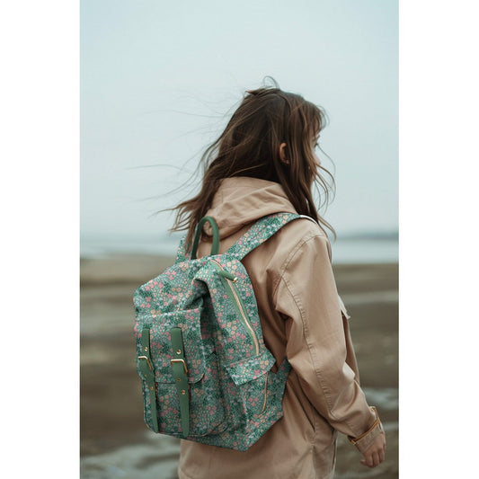 COATED COTTON FLOWERS - Green