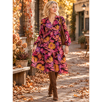 Ecovero Viscose Herbstblüte