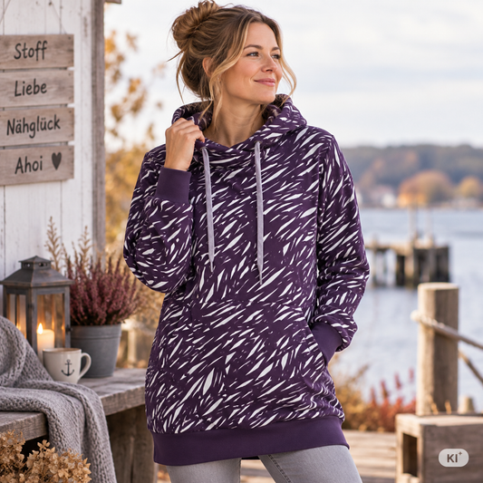 Softsweat SAVA SWEAT - SKETCHY  PURPLE NIGHT/S