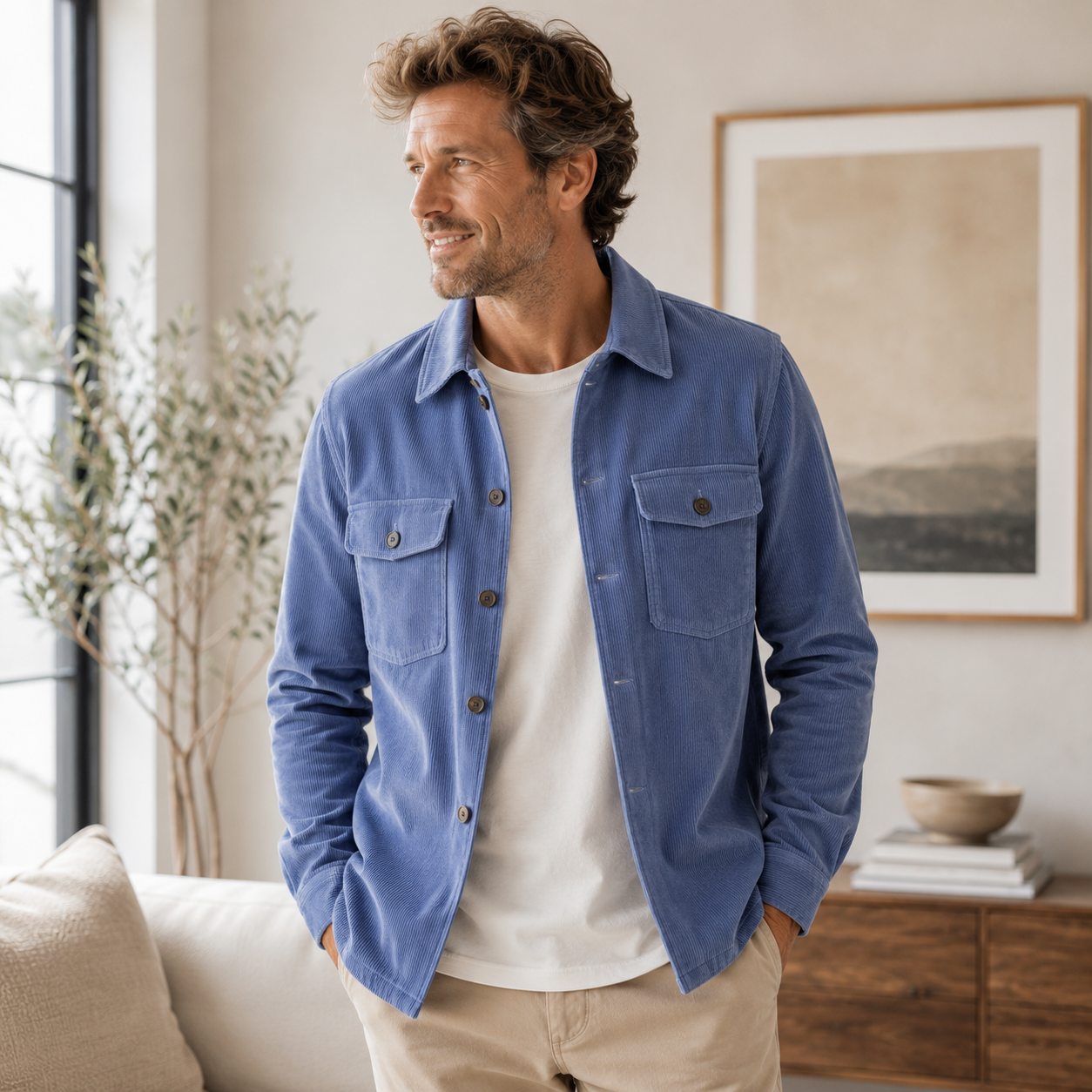 Strech-Samtcord - weicher Baumwollcord mit edelem Velour-Look
