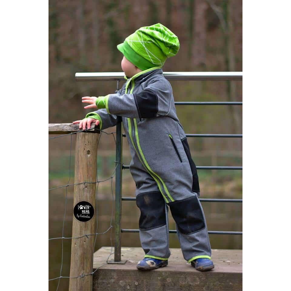 Softshelloverall für Kinder - Schnittmuster - Edvin - Papierschnittmuster