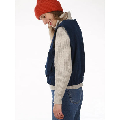 FRAU BORA Weste | Papierschnitt