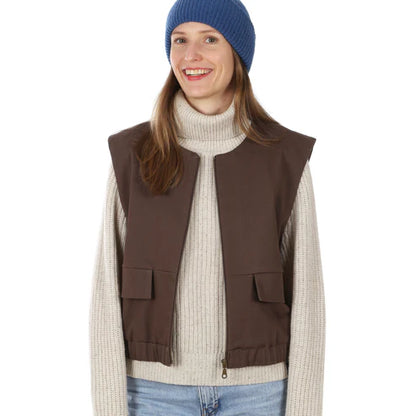 FRAU BORA Weste | Papierschnitt