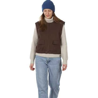 FRAU BORA Weste | Papierschnitt