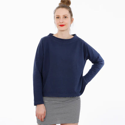 FRAU ISA • Oversized Sweate  / Papierschnitt