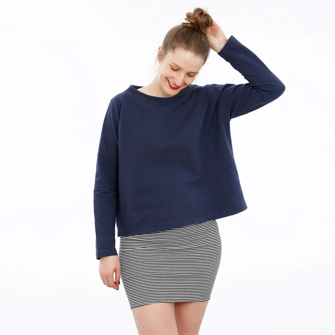 FRAU ISA • Oversized Sweate  / Papierschnitt