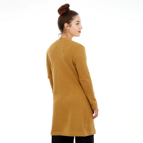 FRAU JACKY • Cardigan mit aufgesetzten Taschen  / Papierschnitt