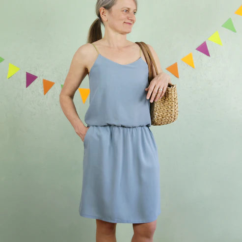 FRAU SOFIE • Kleid Spaghettiträger / Papierschnitt