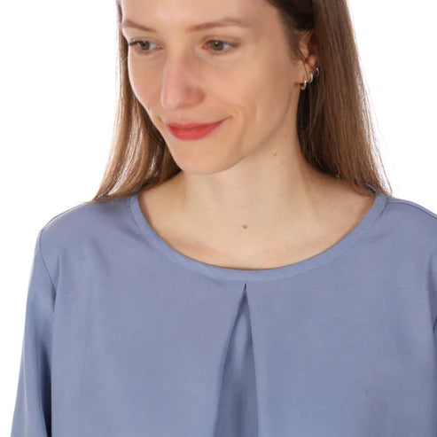 FRAU SUKI • Bluse Kellerfalte / Papierschnitt