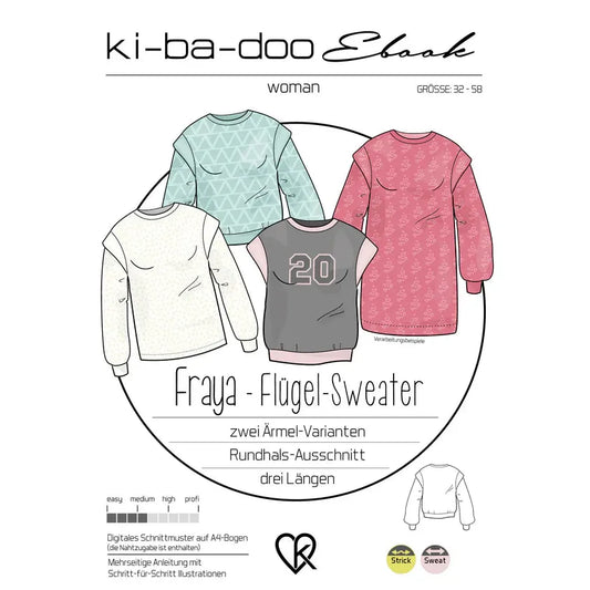 Flügel-Sweater Fraya | Größe 32-58