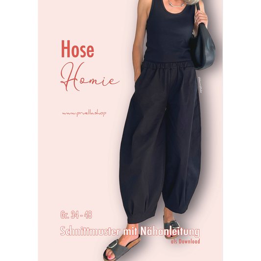 Papierschnittmuster Hose Homie von Pruella