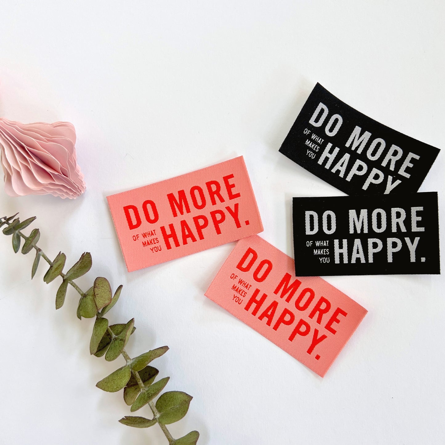 Weblabel „Do more of what makes you happy“- Prülla mehr Etikette