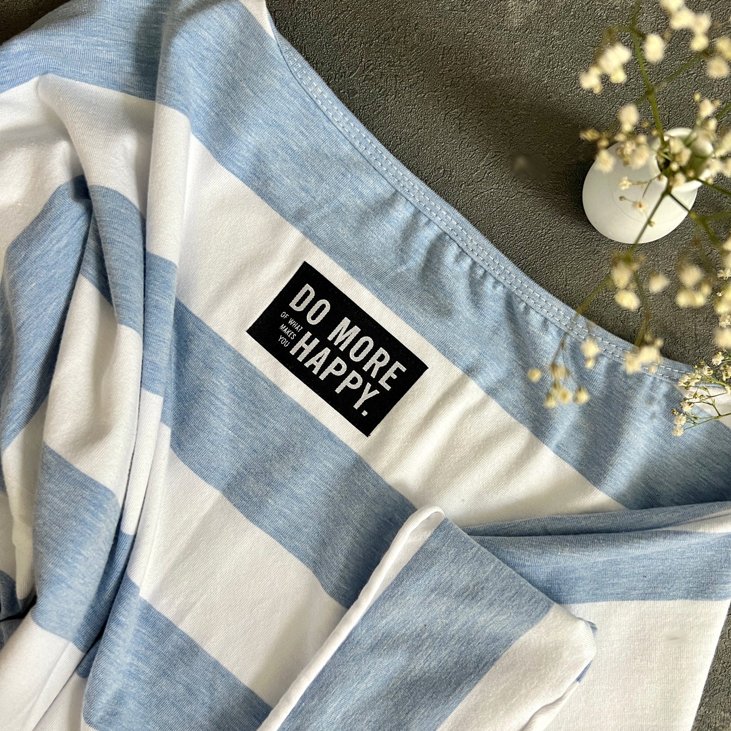 Weblabel „Do more of what makes you happy“- Prülla mehr Etikette