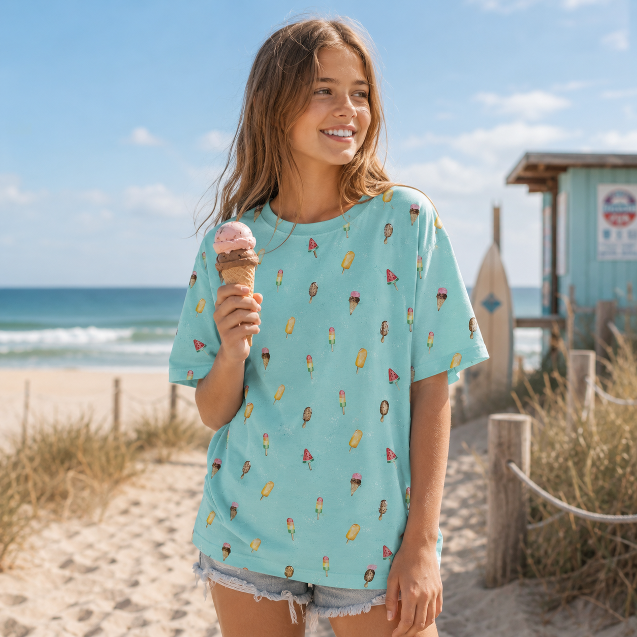 Jersey Beach " Eis am Stiel" - by Christiane Zielinski