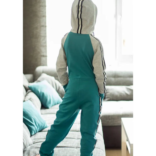 Papierschnitt Raglan Jumpsuit Kinder | Größe 86-164