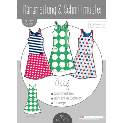Papierschnitt Sommerkleid Kikky | Größe 80-164