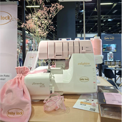 Messeneuheit die Babylock enlighten blossom auf der H&H