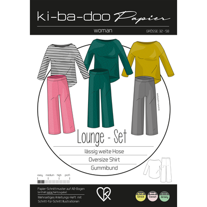 Papierschnitt Lounge-Set | Größe 32-58