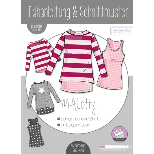 Papierschnitt Malotty Damen  | Größe 32- 58