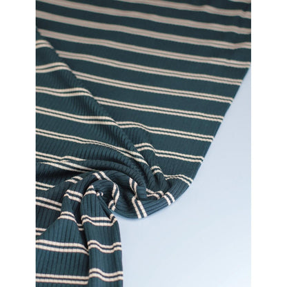 Tencel Modal Jersey "DERBY STRIPE" - meet MIlk