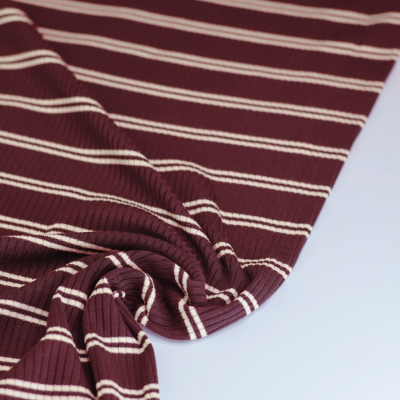 Tencel Modal Jersey "DERBY STRIPE" - meet MIlk