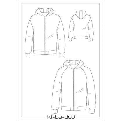 Papierschnitt Mix&Match Sweatjacke Herren | Größe XS-XXXXL