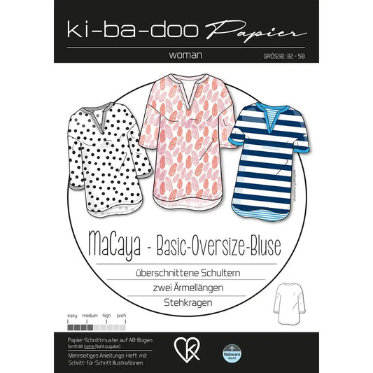 Bluse MaCaya – lässig, leicht &  modern / Größe 32-58