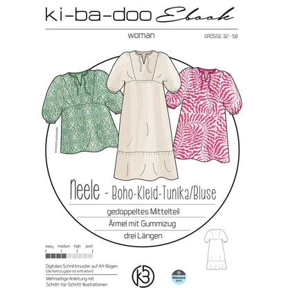 Papierschnitt Kleid Neele | Größe 32-58