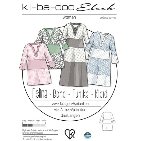 Bohokleid Nelina – dein Boho-Traum / Größe 32-58