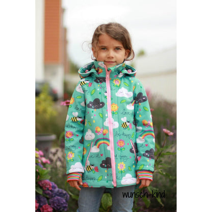 Softshelljacke Kinder - Schnittmuster Gr. 74-176 - Pepe - Papierschnittmuster
