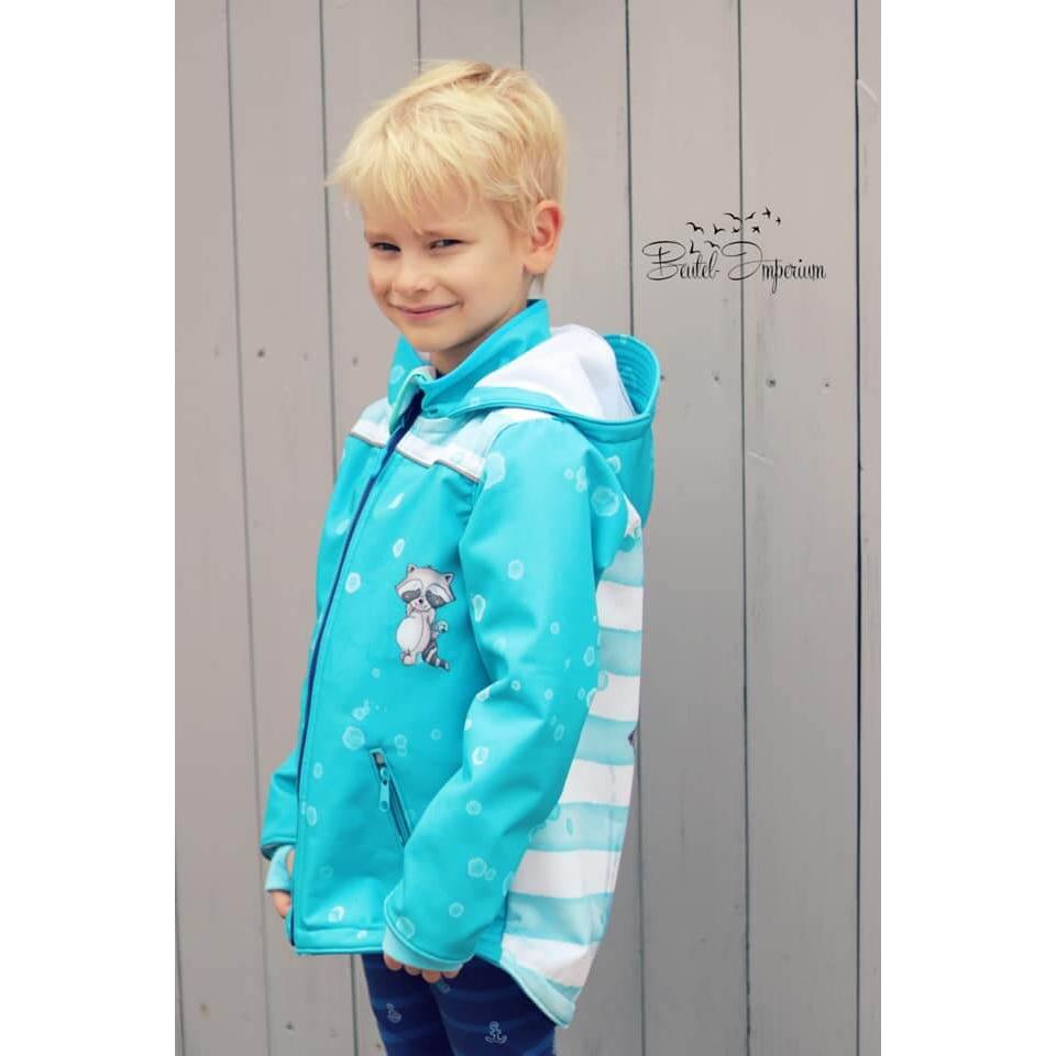 Softshelljacke Kinder - Schnittmuster Gr. 74-176 - Pepe - Papierschnittmuster