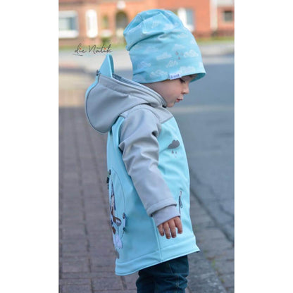 Softshelljacke Kinder - Schnittmuster Gr. 74-176 - Pepe - Papierschnittmuster