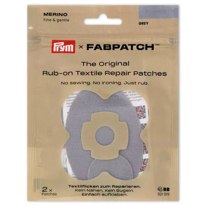 Rub-on Patch MERINO hellgrau 2St