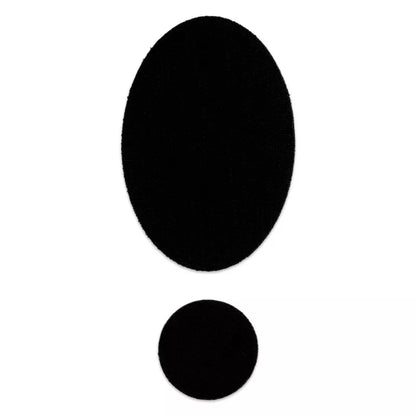 Rub-on Patch MERINO schwarz 2St